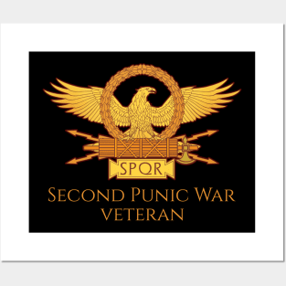 Ancient Roman History Second Punic War Military Veteran SPQR Posters and Art